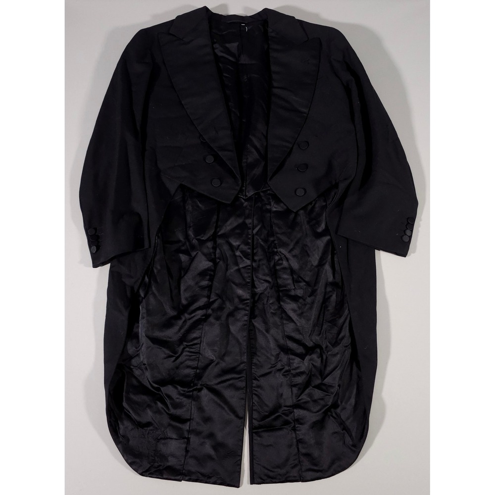 Leopold Morse Co Imperial Attire Tailcoat Mens Black Vintage 1939 Formal Jacket